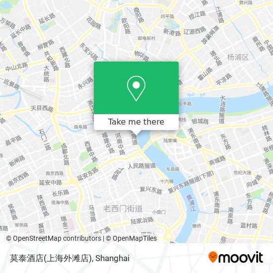 莫泰酒店(上海外滩店) map