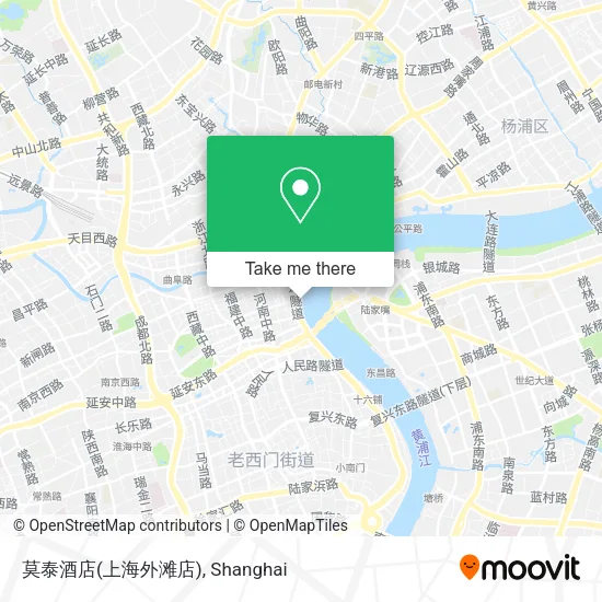 莫泰酒店(上海外滩店) map