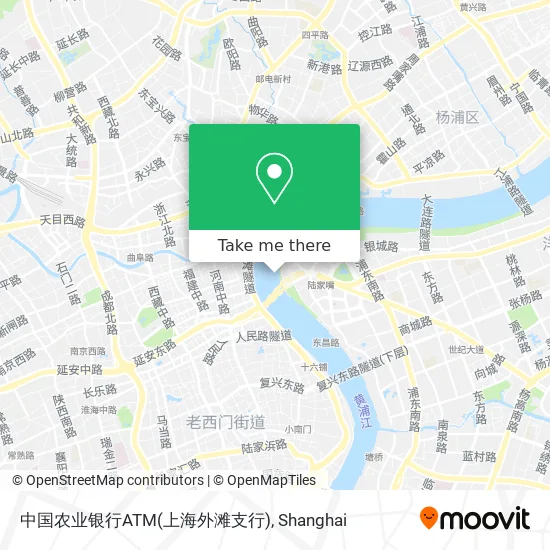中国农业银行ATM(上海外滩支行) map