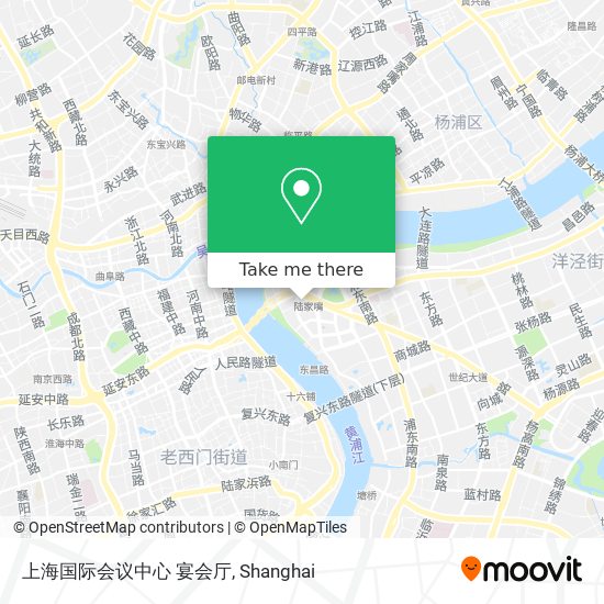 上海国际会议中心 宴会厅 map