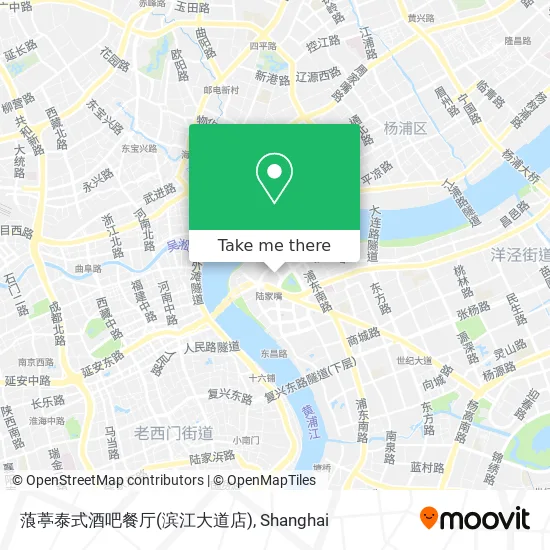 蒗葶泰式酒吧餐厅(滨江大道店) map
