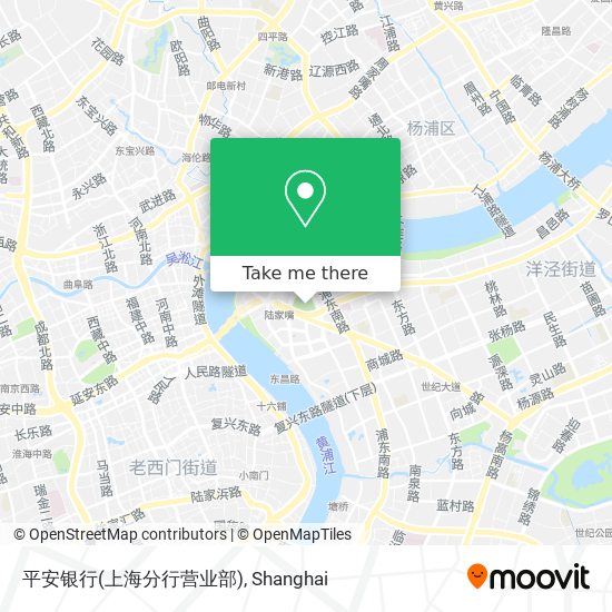 平安银行(上海分行营业部) map
