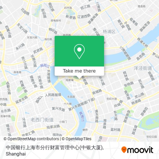 中国银行上海市分行财富管理中心(中银大厦) map