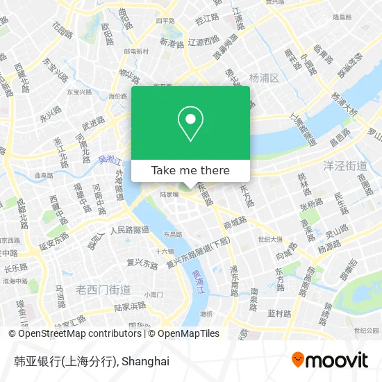 韩亚银行(上海分行) map