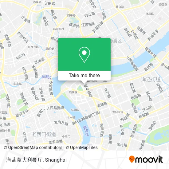 海蓝意大利餐厅 map