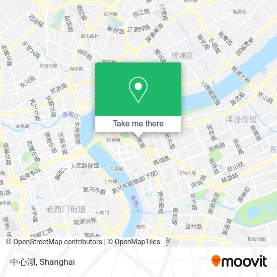 中心湖 map