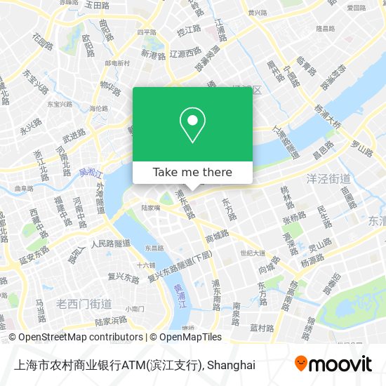 上海市农村商业银行ATM(滨江支行) map