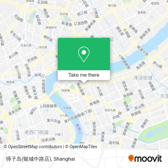 獐子岛(银城中路店) map