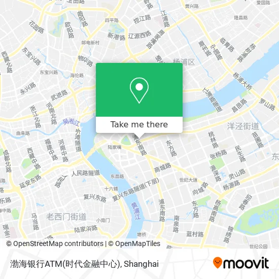 渤海银行ATM(时代金融中心) map