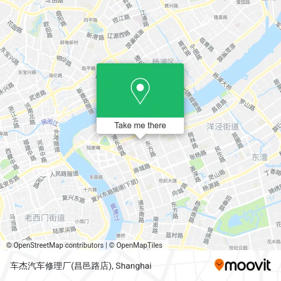车杰汽车修理厂(昌邑路店) map