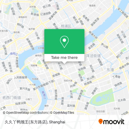 久久丫鸭颈王(东方路店) map