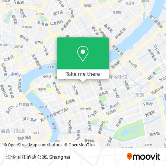 海悦滨江酒店公寓 map