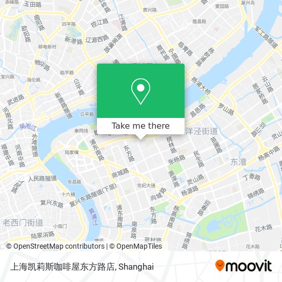 上海凯莉斯咖啡屋东方路店 map