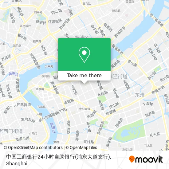 中国工商银行24小时自助银行(浦东大道支行) map