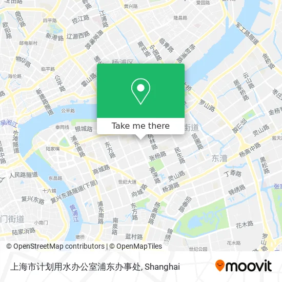 上海市计划用水办公室浦东办事处 map