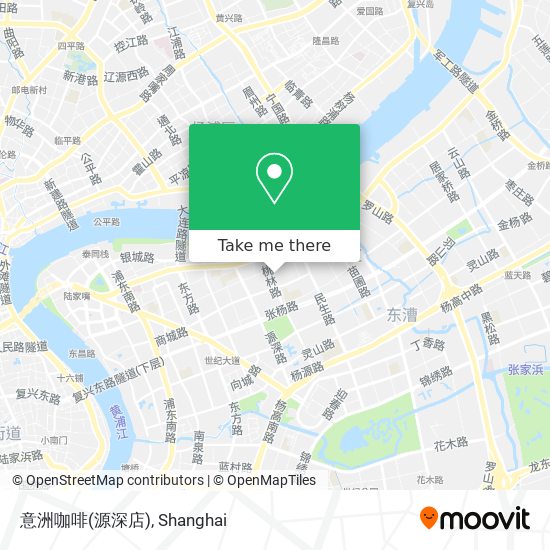 意洲咖啡(源深店) map