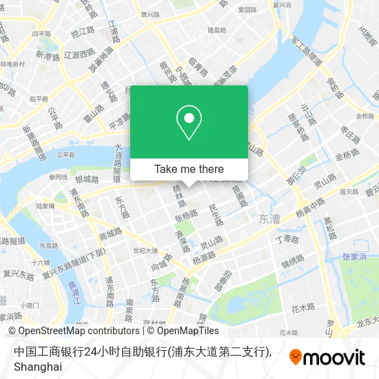 中国工商银行24小时自助银行(浦东大道第二支行) map