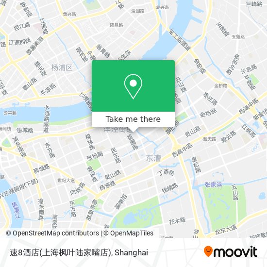 速8酒店(上海枫叶陆家嘴店) map