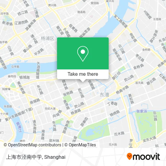上海市泾南中学 map