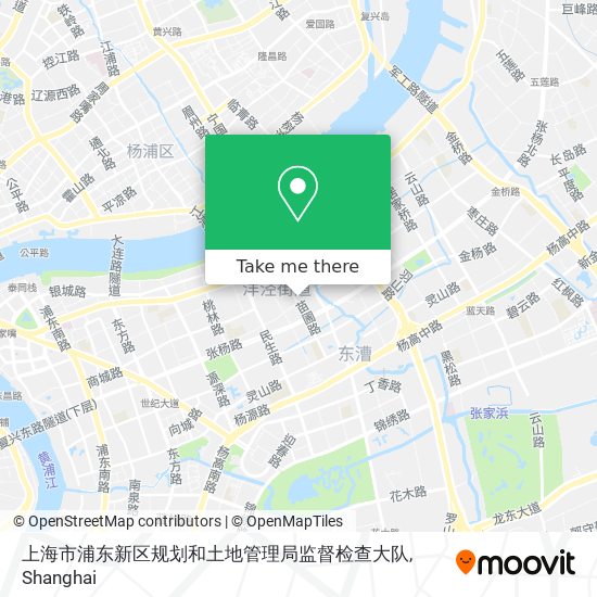 上海市浦东新区规划和土地管理局监督检查大队 map