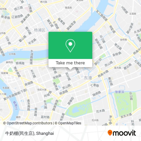 牛奶棚(民生店) map