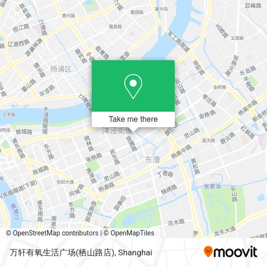 万轩有氧生活广场(栖山路店) map