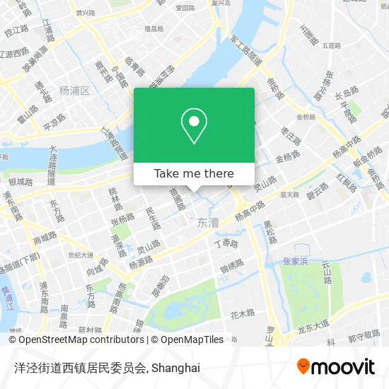 洋泾街道西镇居民委员会 map