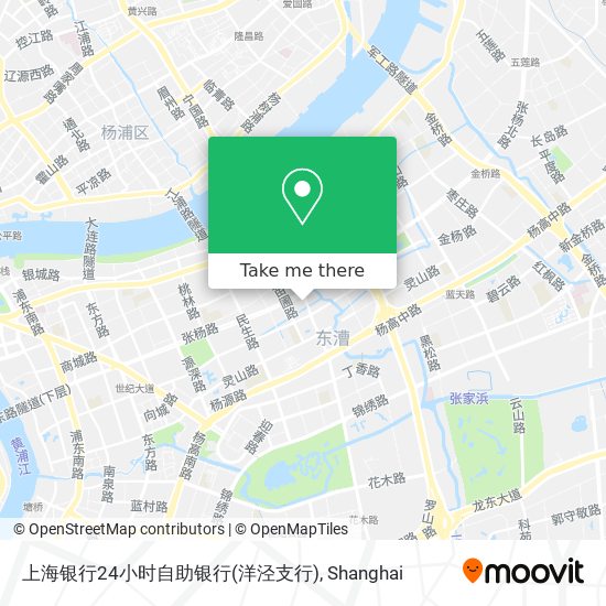 上海银行24小时自助银行(洋泾支行) map