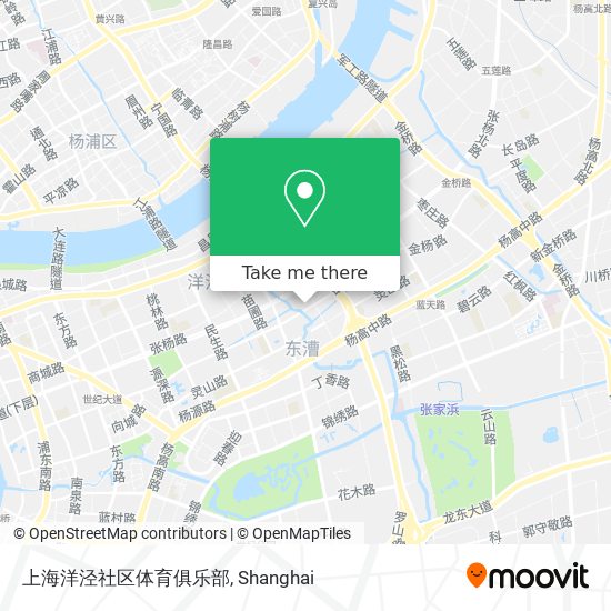 上海洋泾社区体育俱乐部 map