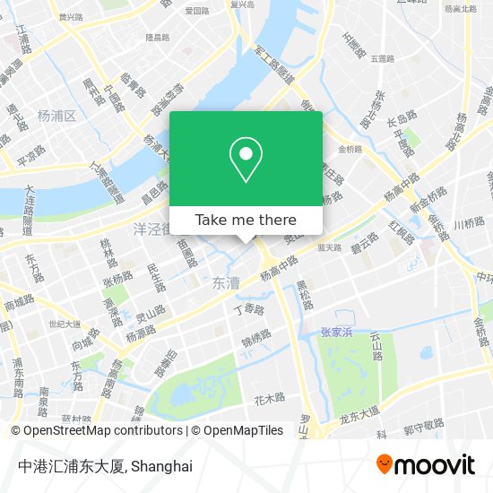中港汇浦东大厦 map
