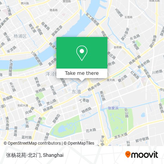 张杨花苑-北2门 map