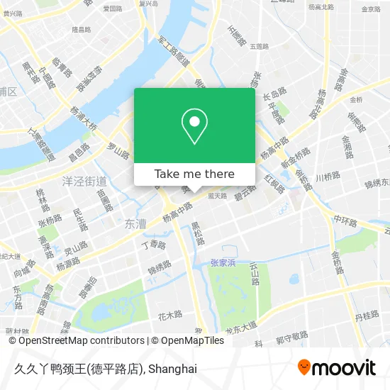久久丫鸭颈王(德平路店) map