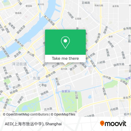 AED(上海市致远中学) map