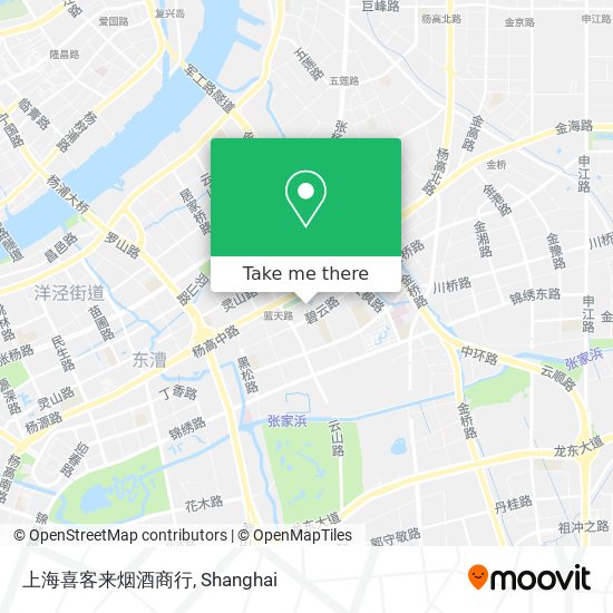 上海喜客来烟酒商行 map