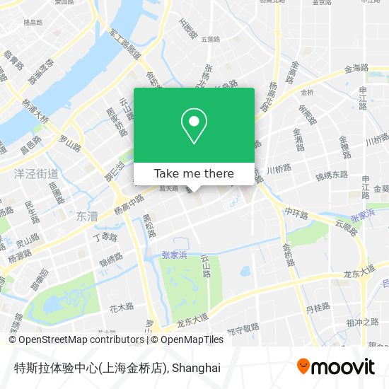 特斯拉体验中心(上海金桥店) map