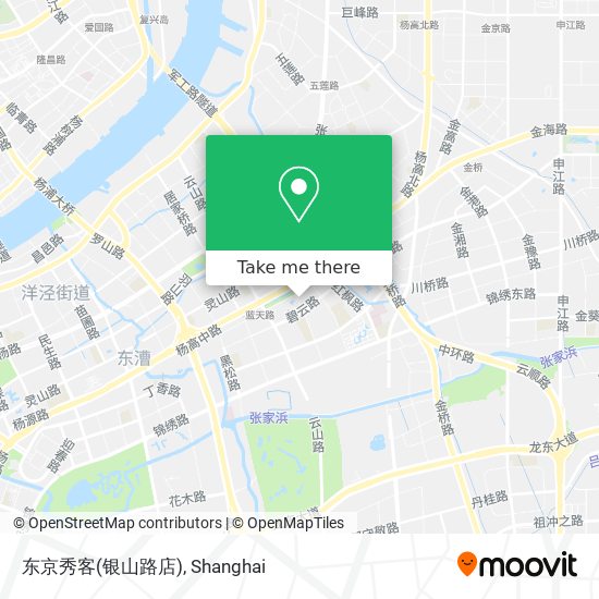 东京秀客(银山路店) map