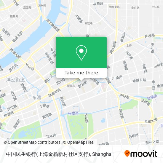 中国民生银行(上海金杨新村社区支行) map