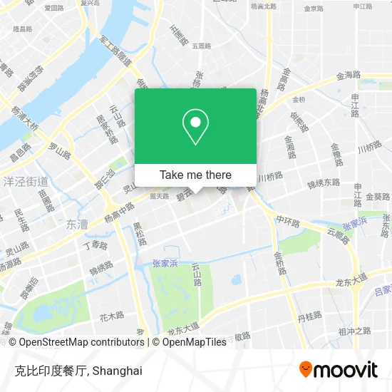 克比印度餐厅 map
