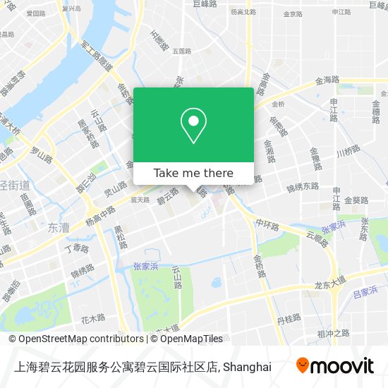上海碧云花园服务公寓碧云国际社区店 map
