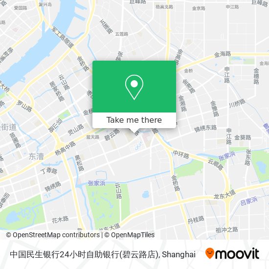 中国民生银行24小时自助银行(碧云路店) map
