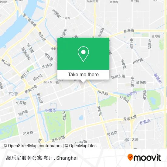 馨乐庭服务公寓-餐厅 map