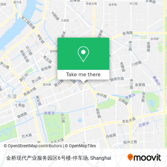 金桥现代产业服务园区6号楼-停车场 map
