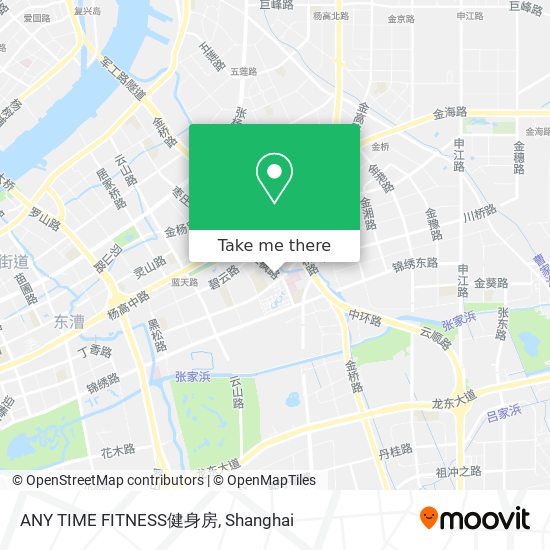 ANY TIME FITNESS健身房 map