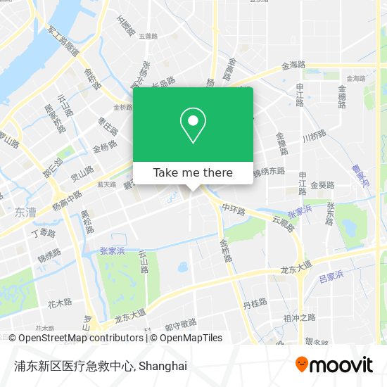 浦东新区医疗急救中心 map