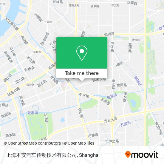上海本安汽车传动技术有限公司 map