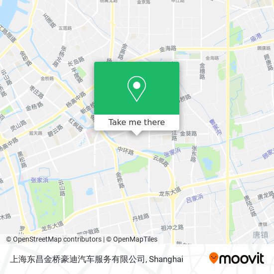 上海东昌金桥豪迪汽车服务有限公司 map