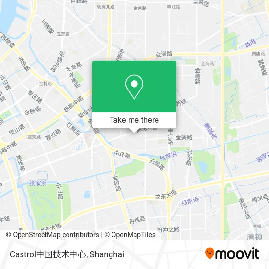 Castrol中国技术中心 map