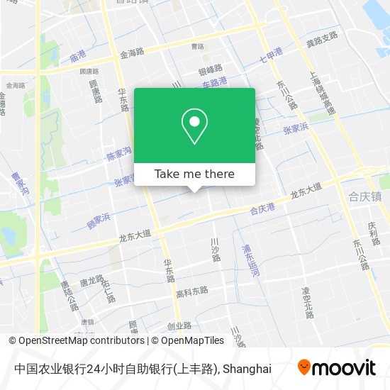 中国农业银行24小时自助银行(上丰路) map