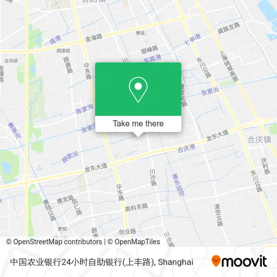 中国农业银行24小时自助银行(上丰路) map