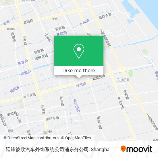 延锋彼欧汽车外饰系统公司浦东分公司 map